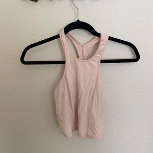 Light peach crop top